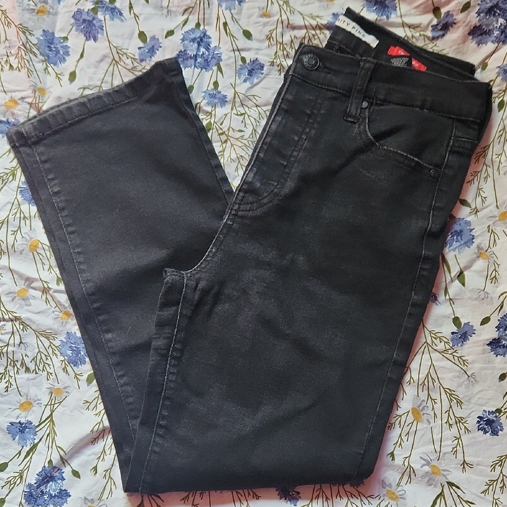 Celebrity Pink Black Straight Leg Denim Jeans